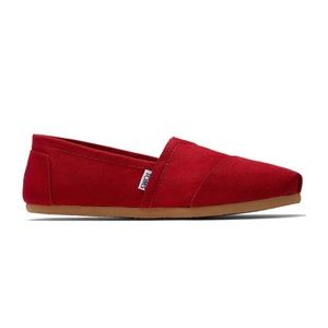Sz 8 TOMS ALPARGATA SLIP-ONS